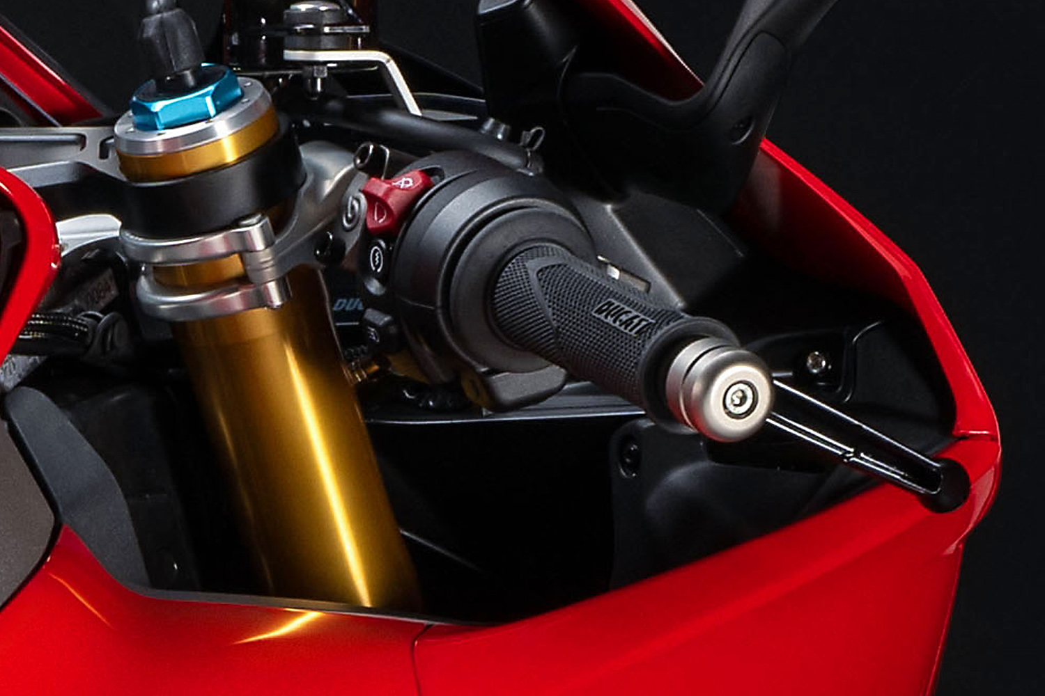PRO-GRIP 717 Racing Grips For Ducati Panigale V4 S Racing 2019 - Drilled, GP Style